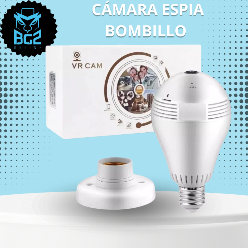 Comprar Camara Espia Bombillo en Electroshopy